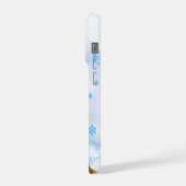 Weihnachtsbeleuchtung Rentier iPhone Hülle (Linke Seite)