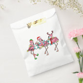 Weihnachtsbeleuchtung Rosa Flamingo Weihnachtsmann Geschenktütchen (Versiegelt)