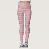 Weihnachtsbeleuchtung rosa leggings (Vorderseite)