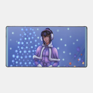 Weihnachtsbeleuchtung Schreibtischunterlage