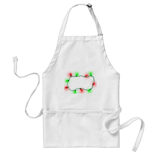 Weihnachtsbeleuchtung Schürze (Vorne)