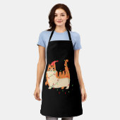 Weihnachtsbeleuchtung Schürze (Getragen)