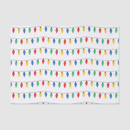 Weihnachtsbeleuchtung Seidenpapier (Vorderseite)