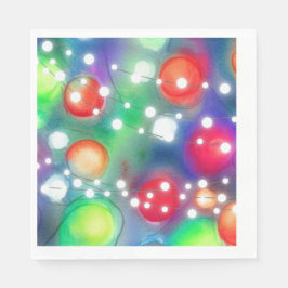 Weihnachtsbeleuchtung Serviette