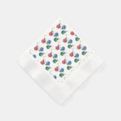 Weihnachtsbeleuchtung Serviette (Ecke)