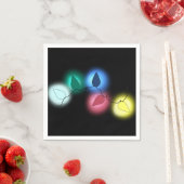 Weihnachtsbeleuchtung Serviette (Beispiel)