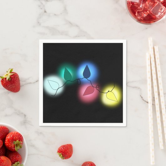 Weihnachtsbeleuchtung Serviette (Beispiel)