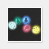 Weihnachtsbeleuchtung Serviette (Vorderseite)