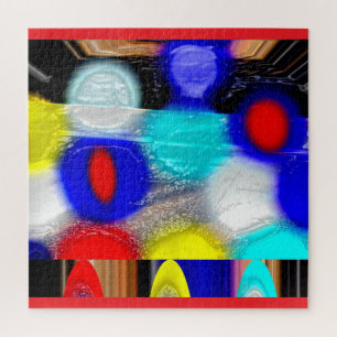 Weihnachtsbeleuchtung Spaß Kunst Puzzle
