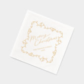 Weihnachtsbeleuchtung Spaß Personalisierter Urlaub Servietten Mit Folie (Links)