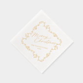 Weihnachtsbeleuchtung Spaß Personalisierter Urlaub Servietten Mit Folie (Rechts)