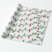 Weihnachtsbeleuchtung String Geschenkpapier (Ungerollt)