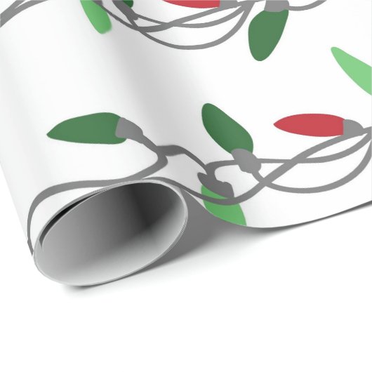 Weihnachtsbeleuchtung String Geschenkpapier (Rolleneckpunkt)