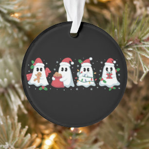 Weihnachtsbeleuchtung Süßer Geist Weihnachten Buh  Ornament