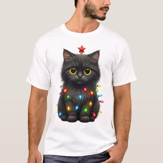 Weihnachtsbeleuchtung T-Shirt (Vorderseite)
