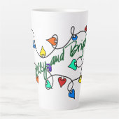 Weihnachtsbeleuchtung Tasse (Vorderseite)