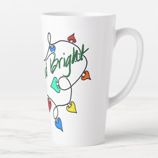 Weihnachtsbeleuchtung Tasse (Rechts)