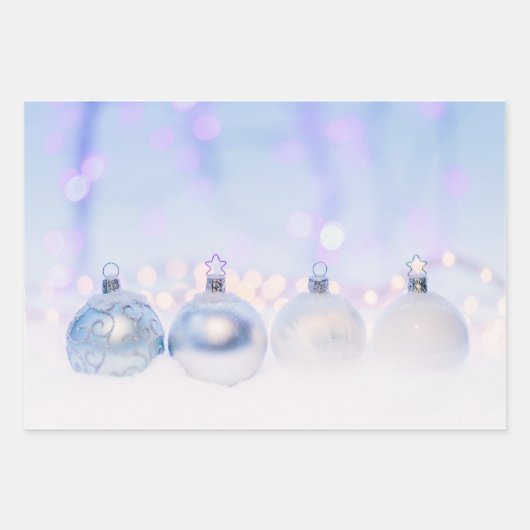 Weihnachtsbeleuchtung und Dekorationspapier Geschenkpapier Set (Vorderseite 3)