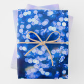 Weihnachtsbeleuchtung und Dekorationspapier Geschenkpapier Set (Beispiel)