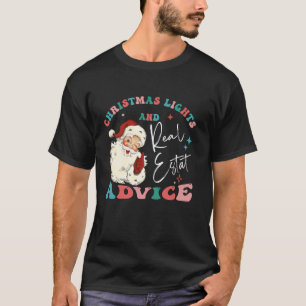 Weihnachtsbeleuchtung und echter Anwesen-Ratschlag T-Shirt