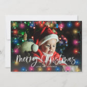 Weihnachtsbeleuchtung und Foto (Vorderseite)