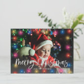 Weihnachtsbeleuchtung und Foto (Stehend Vorderseite)