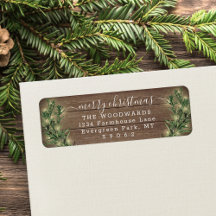 Weihnachtsbeleuchtung und Rücksendeadresse