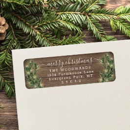 Weihnachtsbeleuchtung und Rücksendeadresse