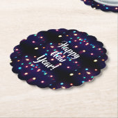 Weihnachtsbeleuchtung Untersetzer (angewinkelt)