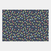 Weihnachtsbeleuchtung Urlaubsmuster Geschenkpapier Set (Vorderseite 3)