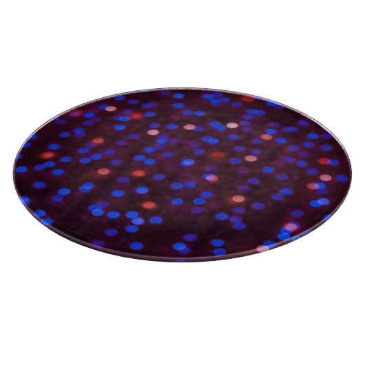 Weihnachtsbeleuchtung, verschwommener, festlicher schneidebrett (Ecke)