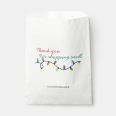 Weihnachtsbeleuchtung Vielen Dank für den Kauf bei Geschenktütchen (Vorderseite)