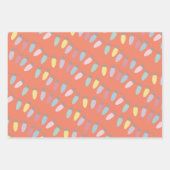 Weihnachtsbeleuchtung Weihnachten Wrapping Paper Geschenkpapier Set (Vorderseite 2)