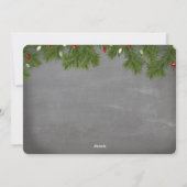 Weihnachtsbeleuchtung | Weihnachts-Fotokarte Feiertagskarte (Rückseite)