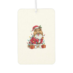 Weihnachtsbeleuchtung Weihnachtsfeiertag - Hund We Autolufterfrischer