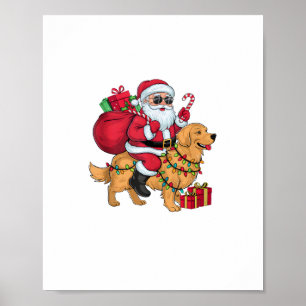 Weihnachtsbeleuchtung Weihnachtsfeiertage Golden R Poster