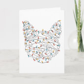 Weihnachtsbeleuchtung Weihnachtskarte Feiertagskarte (Vorderseite)