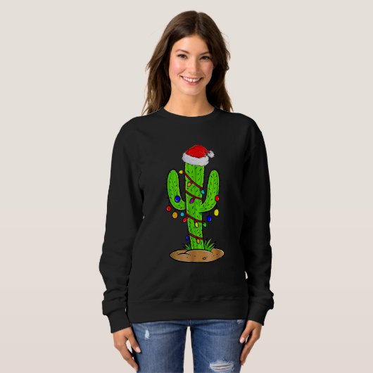 Weihnachtsbeleuchtung Weihnachtskostüm Sweatshirt (Vorne ganz)