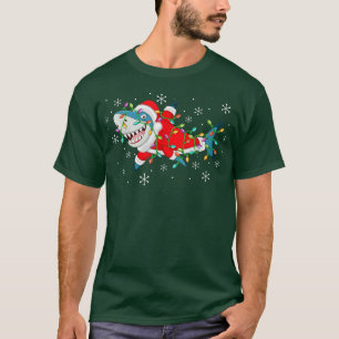 Weihnachtsbeleuchtung Weihnachtsmann Weihnachten T-Shirt