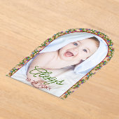 Weihnachtsbeleuchtung Winter Foto Geburtstagskündi Acryleinladungen (Ablage )