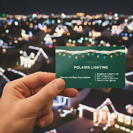 🧑🏼🎄 Weihnachtsbeleuchtungsinstallation QR Visitenkarte