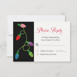 Weihnachtsbeleuchtungskarte