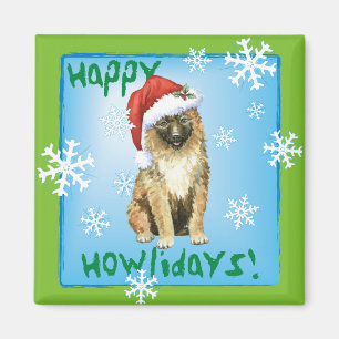 Weihnachtsbelgier Laekenois Magnet