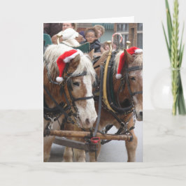 Weihnachtsbelgische Feiertagskarte