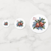 Weihnachtsbell Confetti Konfetti (Rückseiten)