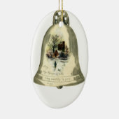 Weihnachtsbell-Verzierung Keramikornament (Rechts)