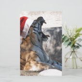 WeihnachtsBengalischer Tiger Briefpapier (Stehend Vorderseite)