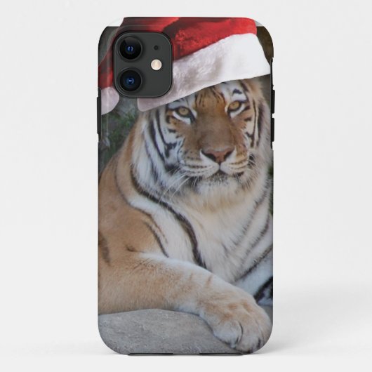 WeihnachtsBengalischer Tiger Case-Mate iPhone Hülle (Rückseite)