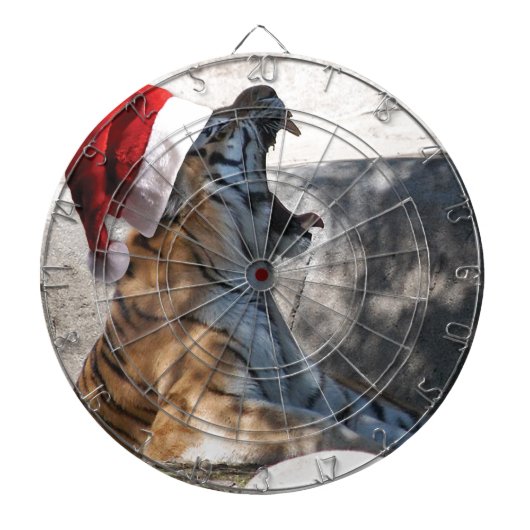 WeihnachtsBengalischer Tiger Dartscheibe (vorne)