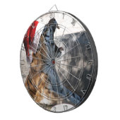 WeihnachtsBengalischer Tiger Dartscheibe (Vorderseite rechts)